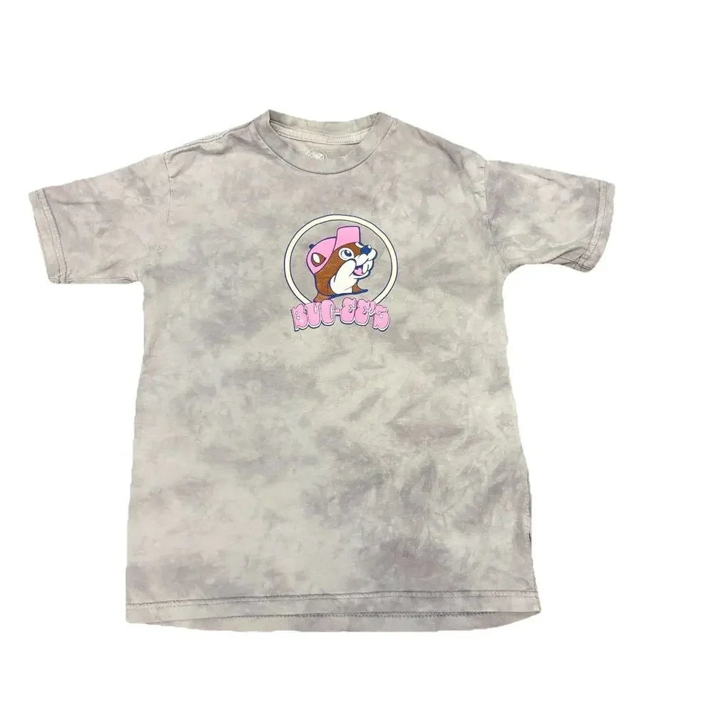 Bucees T Shirt Gray Tie Dye In My Buc-ee's Era Graphic T Shirt Retro Youth S